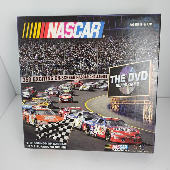 NASCAR The DVD Board Game The Sounds Of NASCAR 2005 New Open Box 8 & Up - Picture 1 of 13